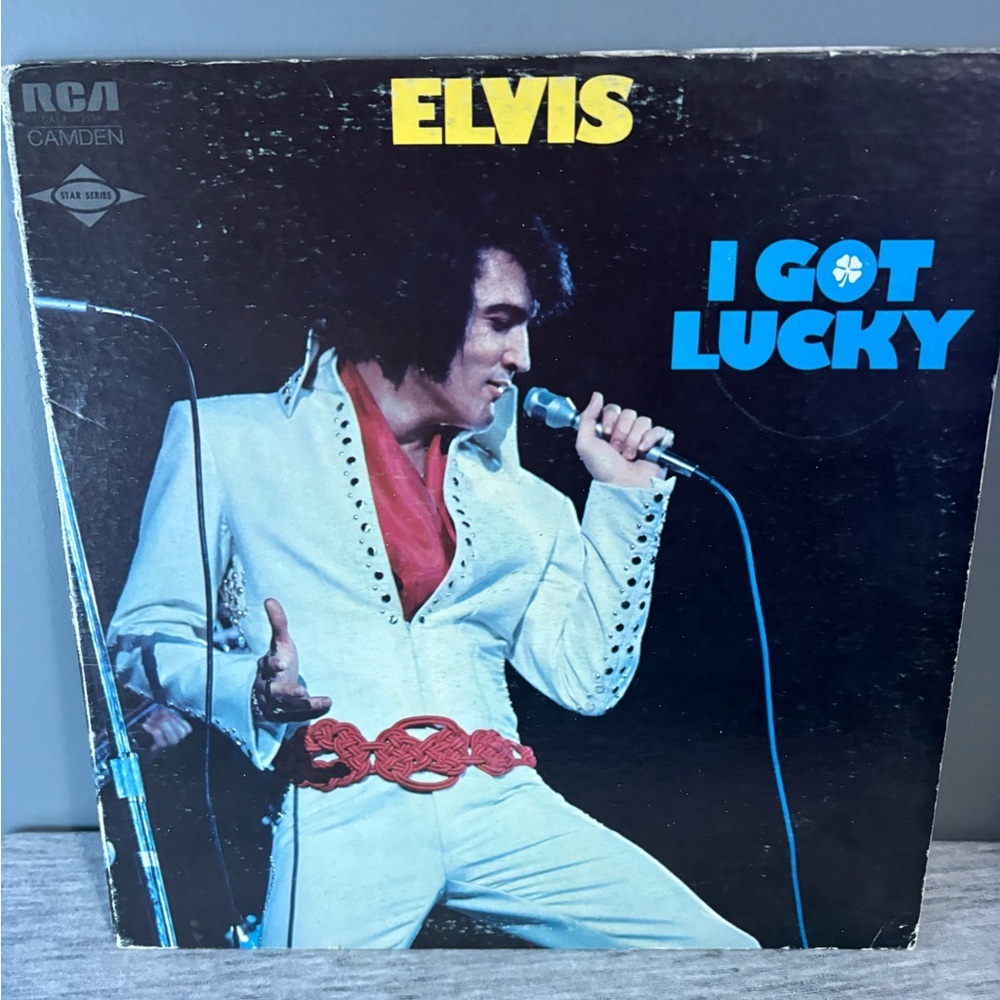 Elvis Presley Vinyl Record Bundle (4) – In Concert, I Got Lucky, RCA Camden LPs - Picture 8 of 13